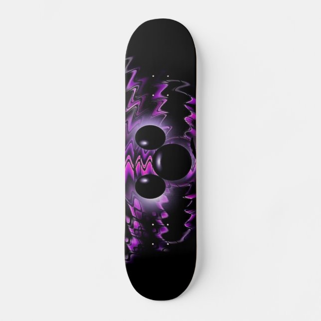 Lila Bärenskateboard Skateboard (Vorderseite)
