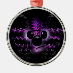 Lila Bärenverzierung Ornament Aus Metall
