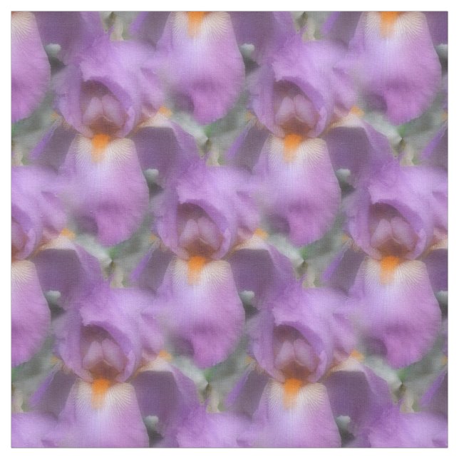 Lila Barti-Blume Naturmuster Stoff (Muster)