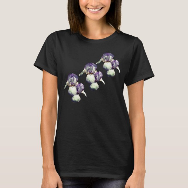 Lila Barti-Blume T-Shirt (Vorderseite)