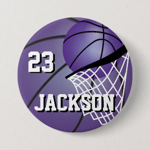 Lila Basketballdesign   Personalisieren Button