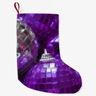 Lila Baubles Strumpf Kleiner Weihnachtsstrumpf