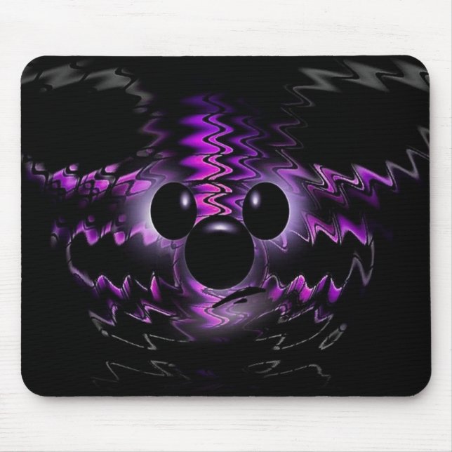 Lila Bear Mouse Pad Mousepad (Vorne)