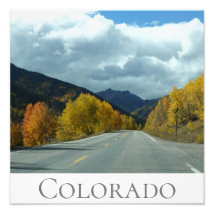 Lila Berg kontrastiert Colorado Fotodruck