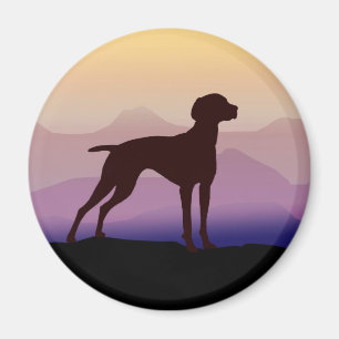 Lila Berge Vizsla Magnet