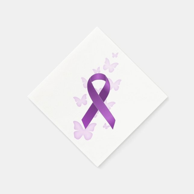 Lila Bewusstsein Serviette (Ecke)