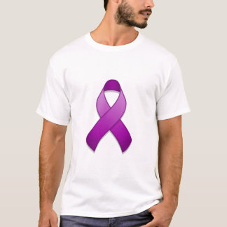 Lila Bewusstseins-Band-T - Shirt