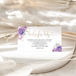 Lila Bibliotheksbücher für die Beifahrkarten Begleitkarte