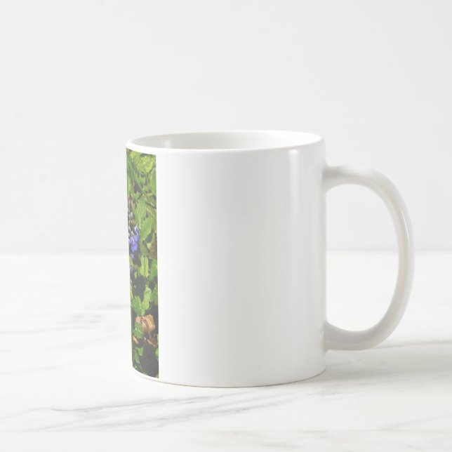 Lila Bienenvölker und Hummel Kaffeetasse (Rechts)