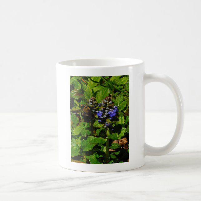 Lila Bienenvölker und Hummel Kaffeetasse (Rechts)