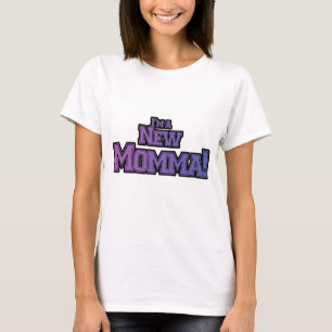 Lila bin ich ein New Momma Tshirts und Geschenke