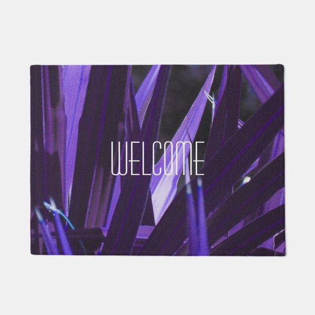 Lila bitte fußmatte (Vorderseite)