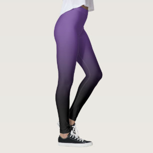 Lila Black Ombre Leggings