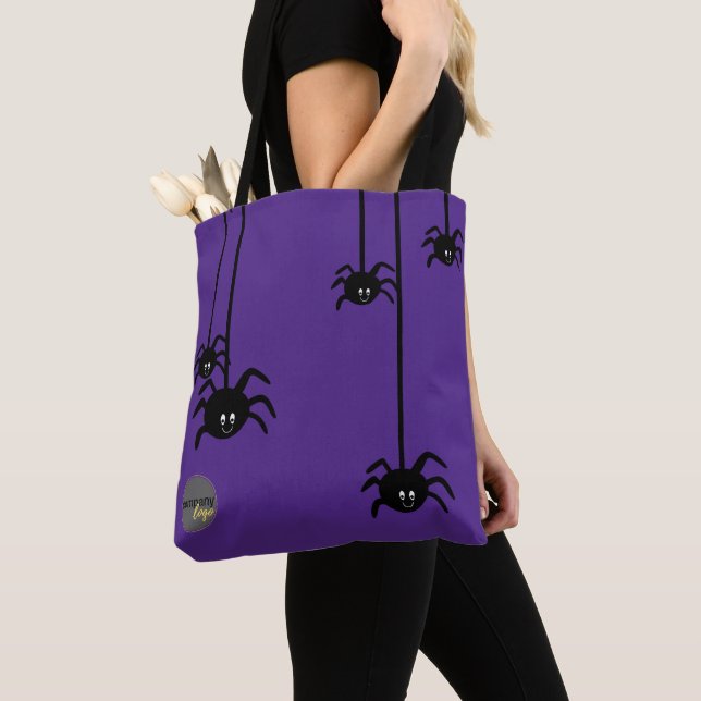LILA BLACK SPIDER HALLOWEWEESS-LOGO CUSTOM (Von Nahem)
