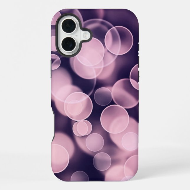 Lila Blasen iPhone Hülle (Rückseite)