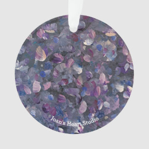 Lila-Blasen-Schmuck Ornament