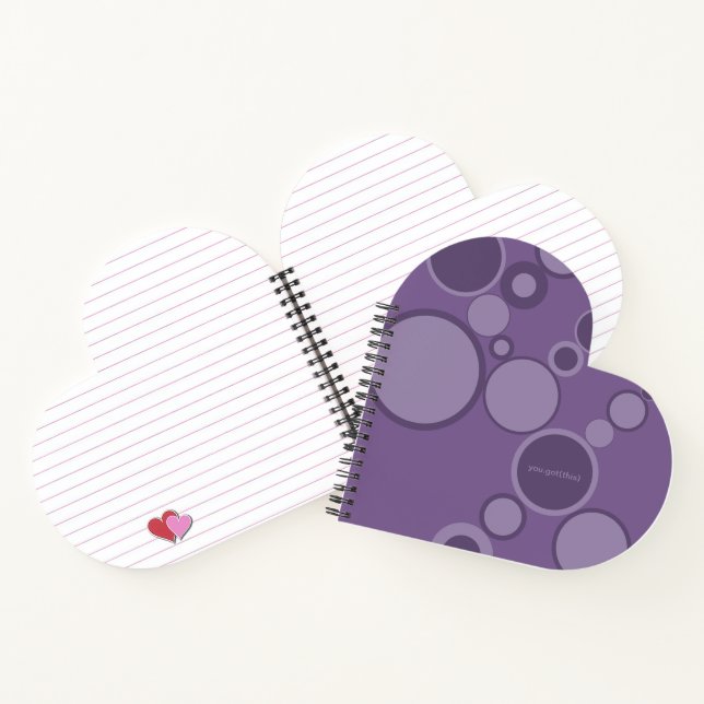 Lila Blasen - Sie haben das Got! Notizbuch (Innenseite)