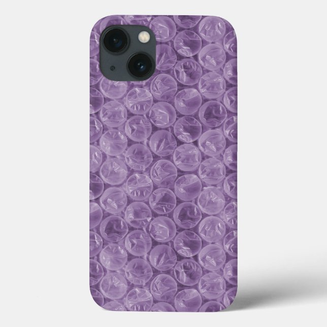 Lila Blasenverpackungsmuster Case-Mate iPhone Gehä Hülle (Rückseite)