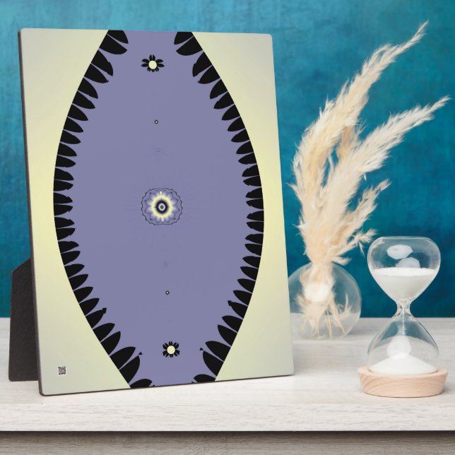 Lila Blatt Fotoplatte (Seite)