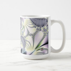 Lila Blätter Tasse