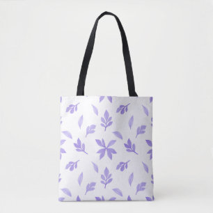 Lila Blätter und florale Motive