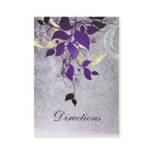 lila Blätter Winterhochzeit