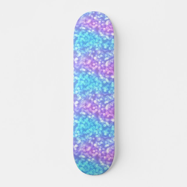Lila & blau skateboard (Vorne)