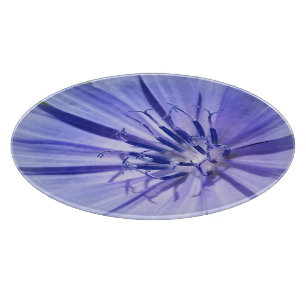 lila-blaue Zichorie Schneidebrett