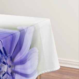 lila-blaue Zichorie Tischdecke