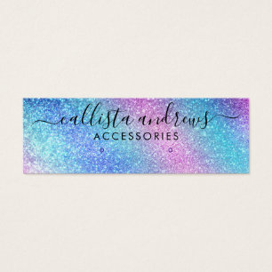 Lila blauer Nebelgalaxie-Glitzer