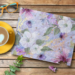 Lila blaues Aquarellgold Vintag Puzzle<br><div class="desc">Verbringen Sie einen Nachmittag damit, Ihr Gehirn mit diesem wunderschönen, romantischen, Vintagen Puzzle mit Blumenspuzzle herauszufordern. Weiße, lila und blaue Aquarellfarben überlagern das goldene Drehbuch auf einem prächtigen, sanften, lila blauen, goldfarbenen Hintergrund. Ein durchdachtes, einzigartiges Geschenk für jemanden, der etwas Besonderes ist! Kommt in eine besondere Geschenkboxen. Sie können dieses...</div>