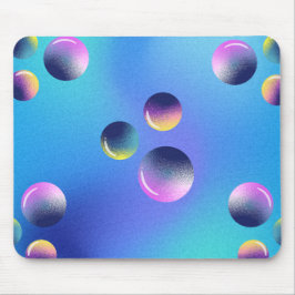 Lila Blaues Holografisches Futuristisches Gaming Mousepad