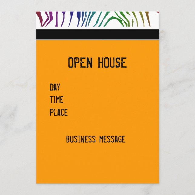 Lila Blaustreifen afrikanische Zebra-Muster (Vorderseite)