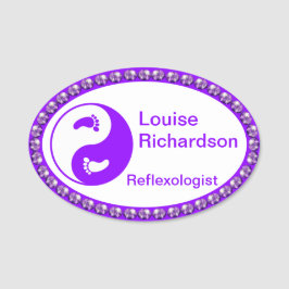 Lila BlindNAME TAG Namensschild