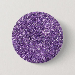 Lila Bling-Knopf Button