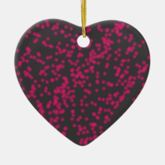 lila Blogger für einen Denker. Keramik Ornament (Vorne)