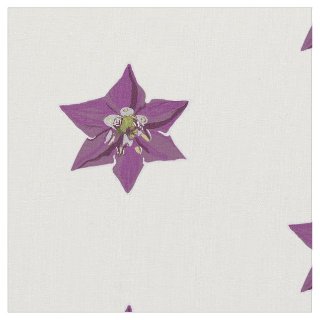 Lila Blossom Stoff (Nahaufnahme)