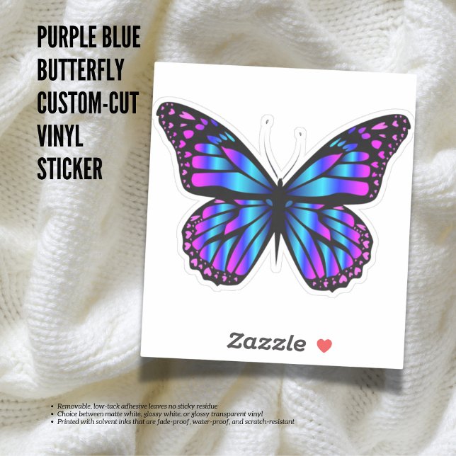 Lila Blue Butterfly Custom Cut Vinyl Sticker (The Butterfly Studio
Purple Blue Butterfly Custom-Cut Vinyl Sticker)