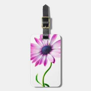 Lila Blue Daisy Blume Floral Daisies Blume Gepäckanhänger