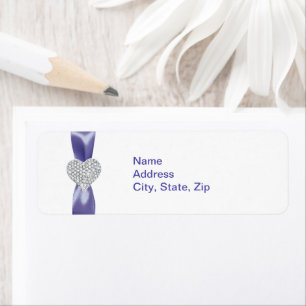 Lila Blue Diamond Herd Address Labels