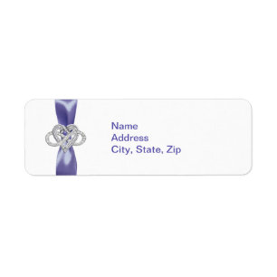 Lila Blue Infinity Heroadress Labels