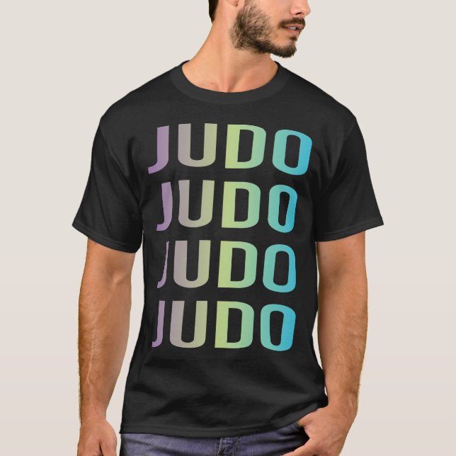 Lila Blue Judo T-Shirt (Vorderseite)