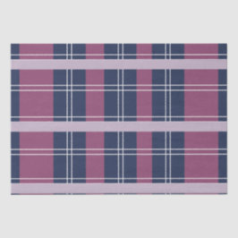 Lila Blue Kariert Tartan Muster Urlaub Seidenpapier