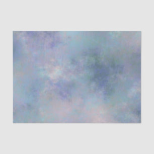 Lila Blue Misty Watercolor Hintergrund Seidenpapier