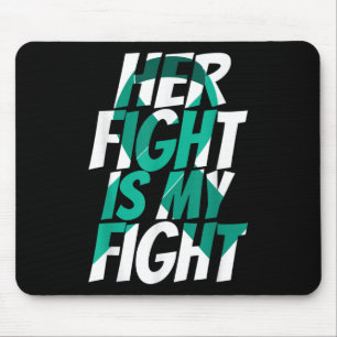 Lila Blue Ribbon Shirt für ihre psychische Awa Mousepad