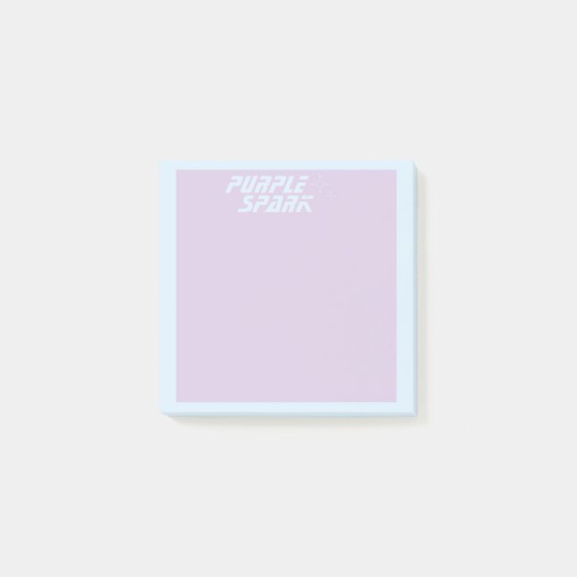 Lila Blue Small Business Post-it Klebezettel (Vorderseite)