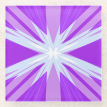 Lila Blue White Sternexplosion Star Festlich