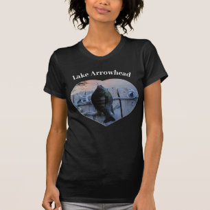 Lila Bluegill Fish Foto Herzstück Arrowhead Lake T-Shirt