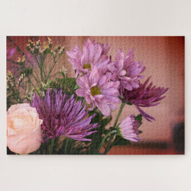 Lila blühend puzzle (Horizontal)