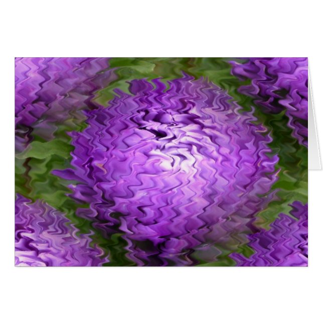 Lila Blume (Vorderseite (Horizontal))